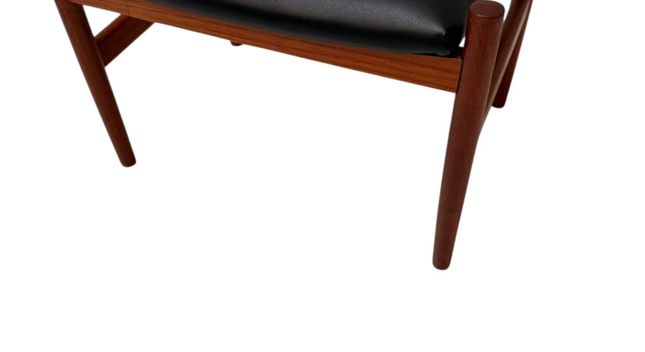 Mid-Century Modern Stool by Hugo Frandsen for Spøttrup Møbler, 1960s